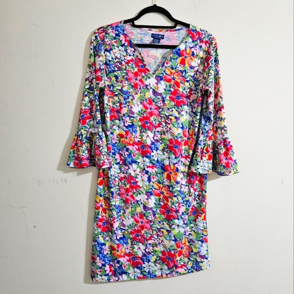 Caribbean Joe Floral Summer Dress